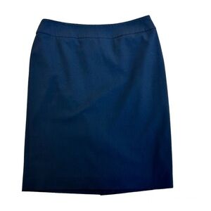 NINE West navy blue pencil skirt career professional Sz 8